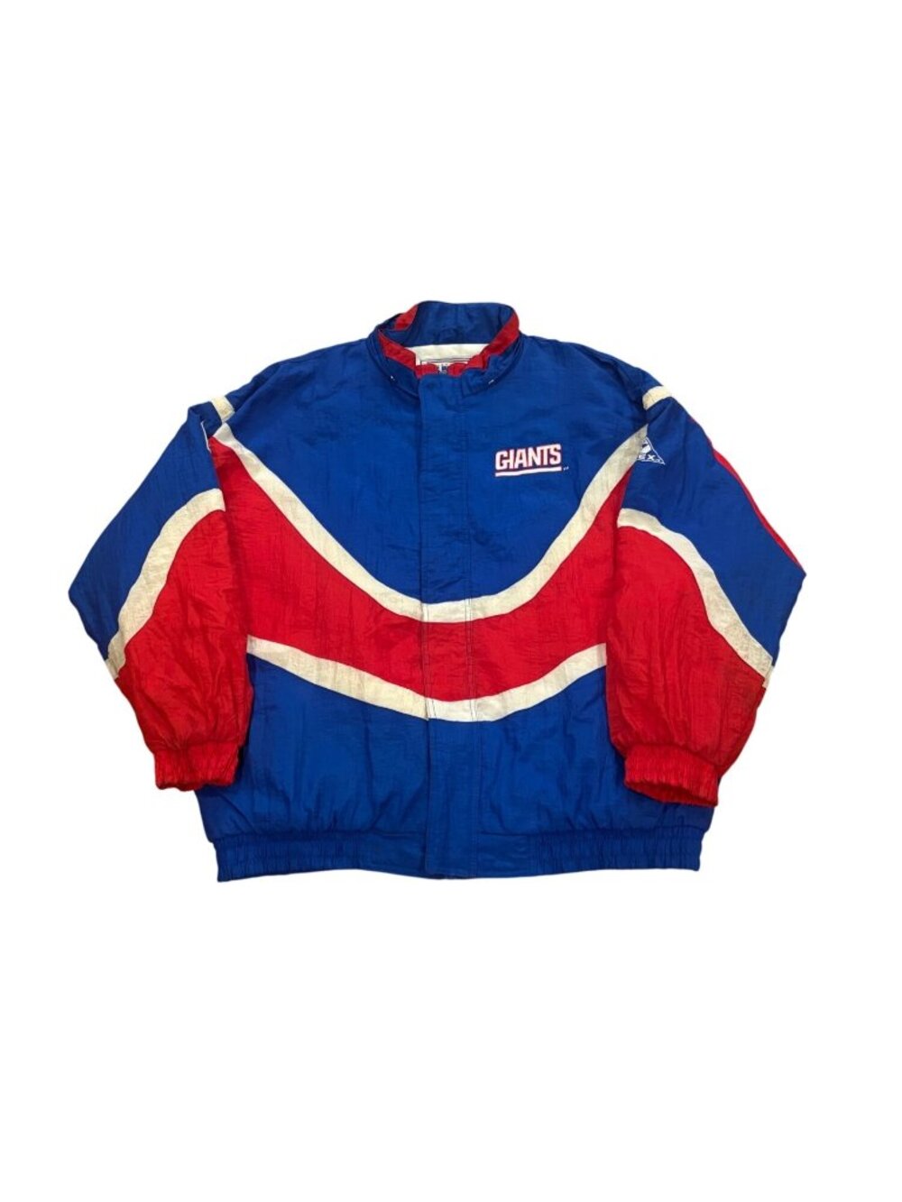 Vintage 90s Apex One New York Giants NFL Pro Line Full Zip Puffer Jacket Mens XL